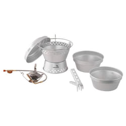 Easy Camp Set de cuisinière et réchaud de camping Storm argenté