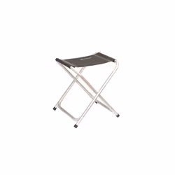 Outwell Yukon, 75 kg, Tabouret de camping, 2 pieds, 1 kg, Polyester, Polyvinyl chloride (PVC), Noir, Gris