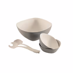 Outwell 651193, Gris, Sable, Polypropylène (PP), 3 bols