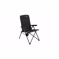 Outwell Lomond, 125 kg, Chaise de camping, 4 pieds, 6,2 kg, Polyester, Acier, Noir