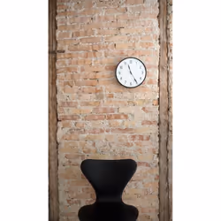 Arne Jacobsen Watches Station Horloge mécanique Rond Noir, Blanc