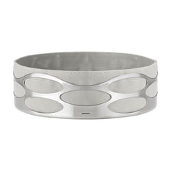 Stelton x-28-3-1 Panier à pain Rond Acier Argent, Blanc