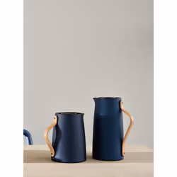 Stelton Emma thermos 1 L Bleu, Bois