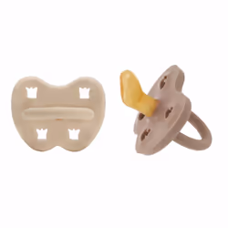 HEVEA 250461, Tétine pour bébé classique, Rond, Caoutchouc, Garçon/Fille, 2 pièce(s)