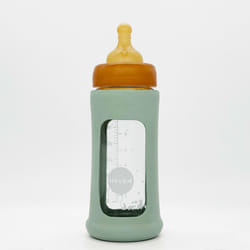 HEVEA 478611 biberon 250 ml Bleu Verre