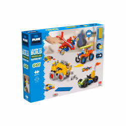 Plus-Plus Learn to Build Vehicles Super Set, Elements de jeu de construction, 5 an(s), 800 pièce(s)