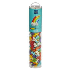 Jeu de construction Plus Plus Mega tube arc en ciel 240 pièces