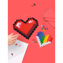Plus-Plus Hearts Puzzle en cubes 250 pièce(s) Formes - Vue supplémentaire 7