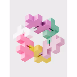 Plus-Plus HEXEL Bubblegum Puzzle 3D 6 pièce(s) Art