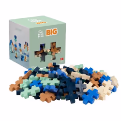 Jeu de construction PLUS PLUS - Boite BIG 100 pcs - couleur Breeze - Dès 1 an