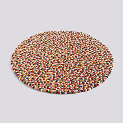 Hay 501353 tapis de sol Intérieure Rond Laine Multicolore