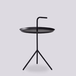 Hay 1024715329000, Table basse, Forme arrondie, 3 pieds, Noir