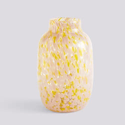 Hay 541360 vase Vase en forme d'amphore Verre Rose, Jaune