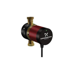 Circulateur Grundfos comfort 15-14 bx pm 0,33 m³/h 230V avec vanne d'isolement intégrée et un clapet anti-retour