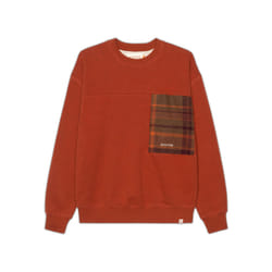 Sweatshirt col rond coupe ample avec poche poitrine Revolution