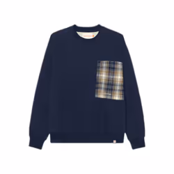Sweatshirt col rond coupe ample avec poche poitrine Revolution