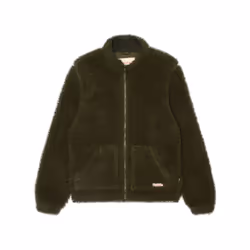 Veste courte en peluche avec grandes poches kangourou Revolution