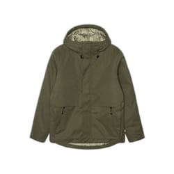 Veste imperméable courte à capuche avec poches zippées Revolution