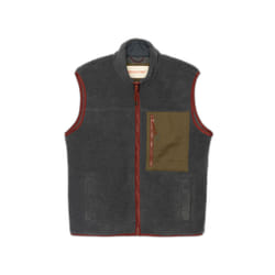 Gilet teddy court avec poche poitrine contrastée Revolution