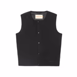 Gilet court matelassé avec fermeture boutonnée Revolution