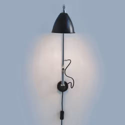 GUBI BL5, Noir, Chrome