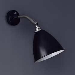 GUBI BL7, Noir, Chrome