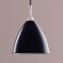 GUBI BL9, Noir, Chrome