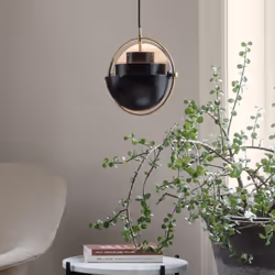 GUBI Multi-Lite, Noir, Chrome