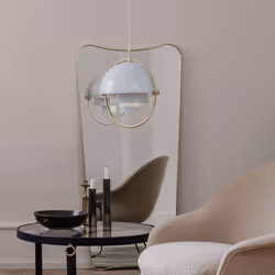 GUBI Multi-Lite, Chrome, Blanc