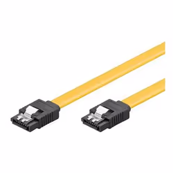 Microconnect SAT15005C6, 0,5 m, SATA III, SATA 7-pin, SATA 7-pin, Mâle/Mâle, Jaune
