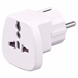 Microconnect PETRAVEL, Universel, 230 V, Blanc, Mâle/Femelle, 50 g, 130 mm