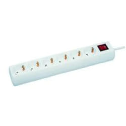 Microconnect GRU006W multiprise 1,8 m 6 sortie(s) CA Intérieure Blanc