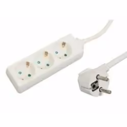 Microconnect GRU003W, 1,8 m, Intérieure, Type F, Type F, Blanc, 3 sortie(s) CA