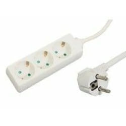 Microconnect GRU003W multiprise 1,8 m 3 sortie(s) CA Intérieure Blanc