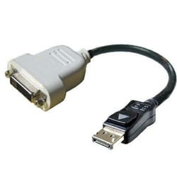 DELL DisplayPort - DVI-D 0,23 m Noir, Blanc