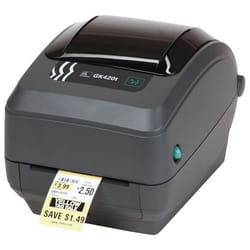 Zebra GK420d imprimante pour étiquettes Thermique directe 203 x 203 DPI 127 mm/sec Avec fil