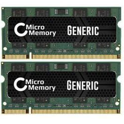 CoreParts 4GB DDR2 800MHz SO-DIMM Kit module de mémoire 4 Go 2 x 2 Go