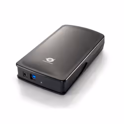 Conceptronic CHD3DUSB3, Boîtier HDD, 3.5", SATA, Série ATA II, 4,8 Gbit/s, Connectivité USB, Graphite