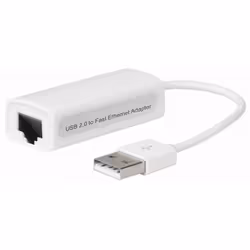 Microconnect USB2.0 to Ethernet, Avec fil, Blanc, 20 g, 199 mm, 179 mm, 21 mm