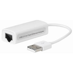 Microconnect USB2.0 to Ethernet convertisseur de support réseau Blanc