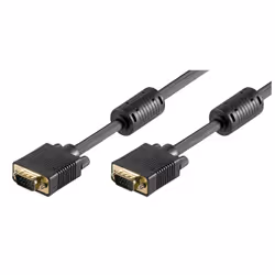 Microconnect MONGG3FB, 3 m, VGA (D-Sub), VGA (D-Sub), Noir, Mâle/Mâle, 300 g
