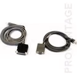 Datalogic CAB-362 RS-232 Coiled 9-Pin Fem., 9 pin "D", RS-232, Femelle/Femelle, 2 m
