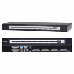 Belkin OmniView PRO3 USB & PS/2 KVM Switch, Noir