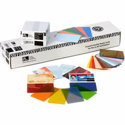 Zebra Premier Colour PVC, 500 pièce(s)