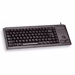 CHERRY G84-4420, Taille réelle (100 %), Avec fil, USB, QWERTY, Noir
