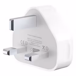CoreParts MSPP2511/UK, Type D (Royaume-Uni), Blanc, Femelle, CE, iPhones and Android phone, 53 mm