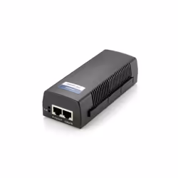 LevelOne POI-2001, Gigabit Ethernet, 10,100,1000 Mbit/s, Noir, PoE, Énergie, RoHS, CE/FCC, 52 V