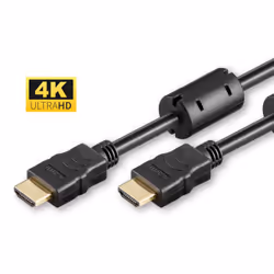 Microconnect HDM19191V1.4FC, 1 m, HDMI Type A (Standard), HDMI Type A (Standard), 3840 x 2160 pixels, Compatibilité 3D, Noir