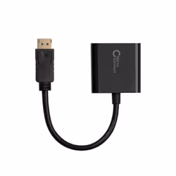 Microconnect DPVGA15CM câble vidéo et adaptateur 0,15 m DisplayPort VGA (D-Sub) Noir