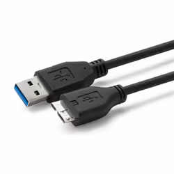 Microconnect USB3.0AB05MICRO, 0,5 m, USB A, Micro-USB B, USB 3.2 Gen 1 (3.1 Gen 1), Mâle/Mâle, Noir
